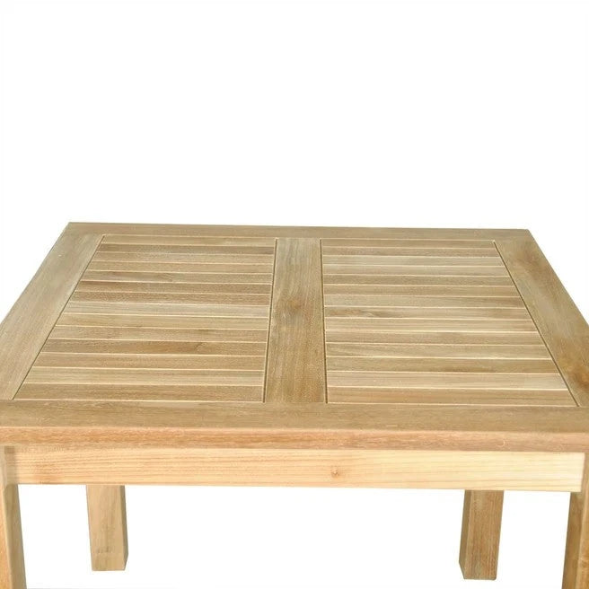 Bahama 35" Square Bistro Table – Teak Outdoor & Indoor Dining | BetterPatio // BetterPatio.com