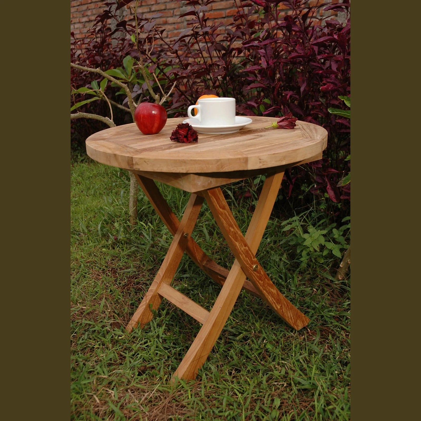 Del-Amo Bahama 3-Pc Teak Rocking Chair & Folding Side Table Set | BetterPatio // BetterPatio.com