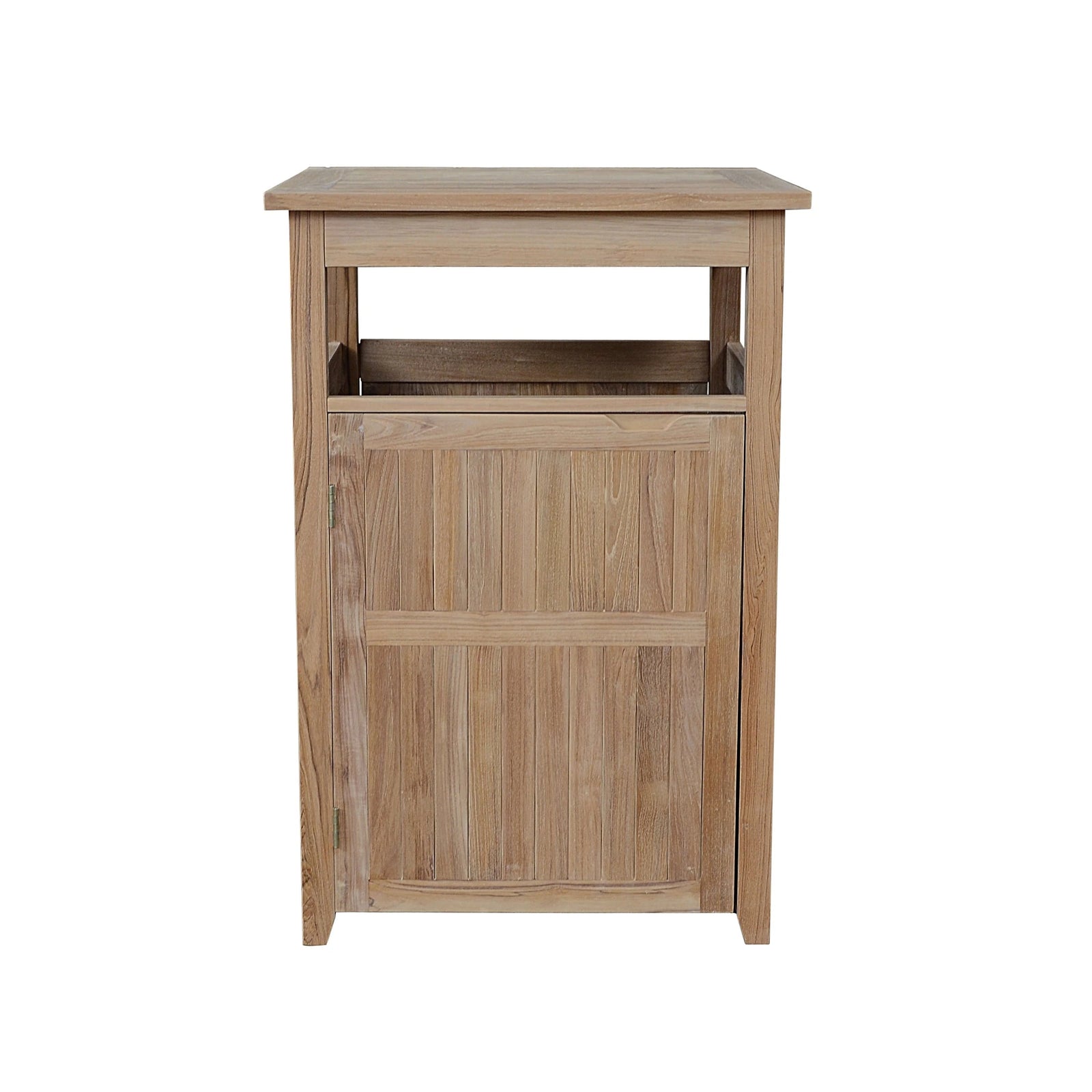 Cobana Large Trash Bin – Teak Outdoor Waste | BetterPatio // BetterPatio.com