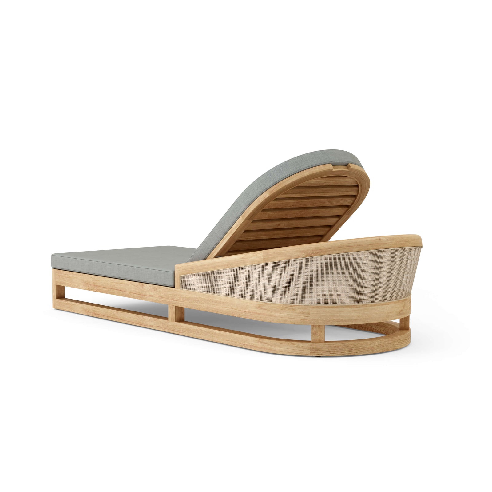 Catania Teak Chaise Lounge with Sunbrella Cushions | BetterPatio // BetterPatio.com