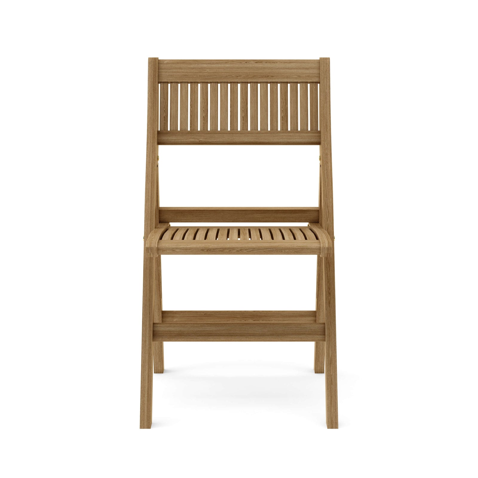 Wooden chair on a white background
