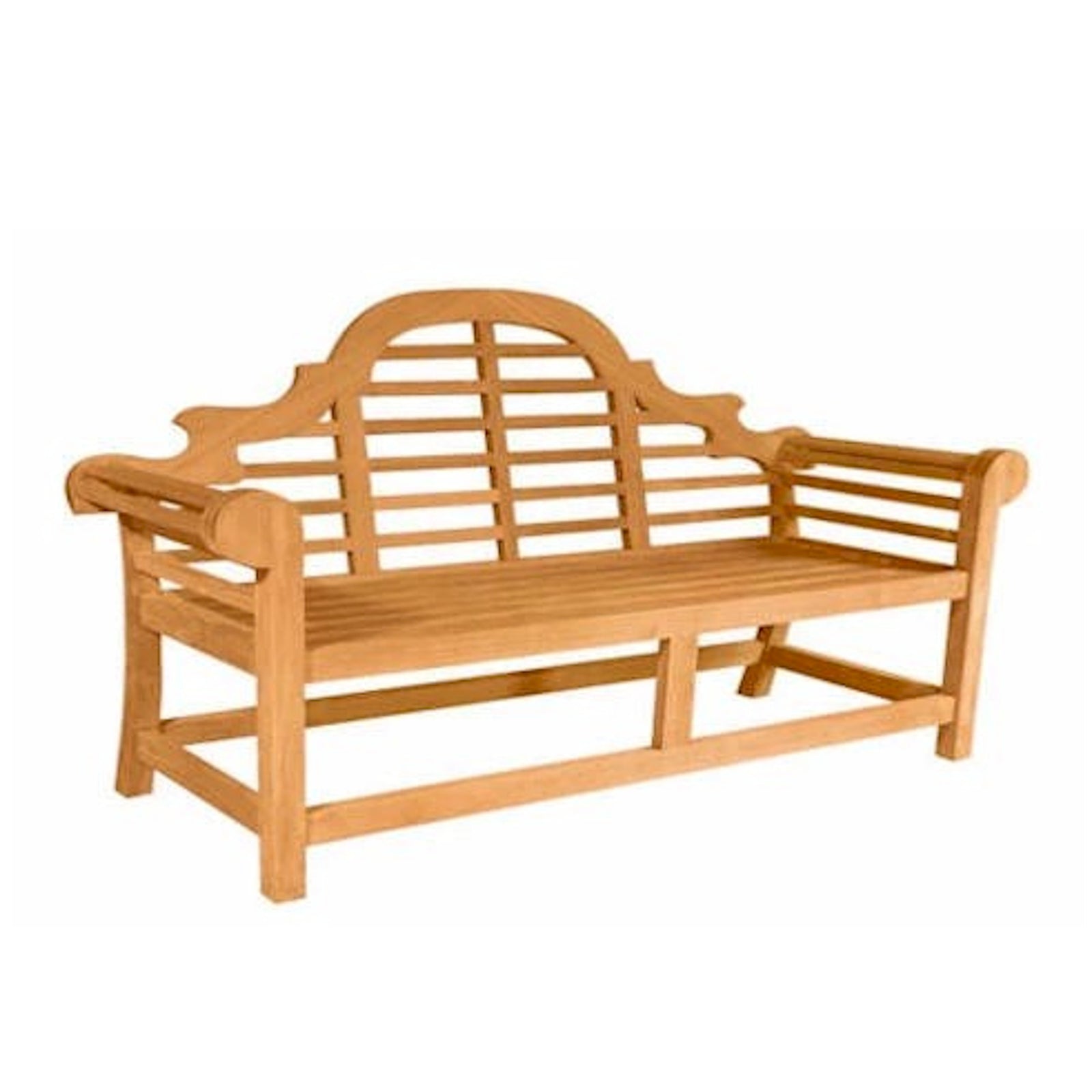 Marlborough 3-Seater Teak Wood Bench – Lutyens Design | BetterPatio // BetterPatio.com