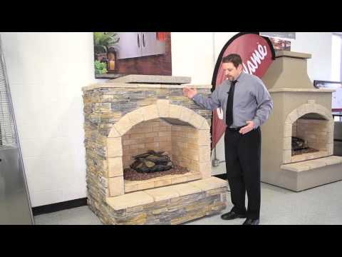 Cal Flame 60 inch Outdoor Fireplace FRP-906-1