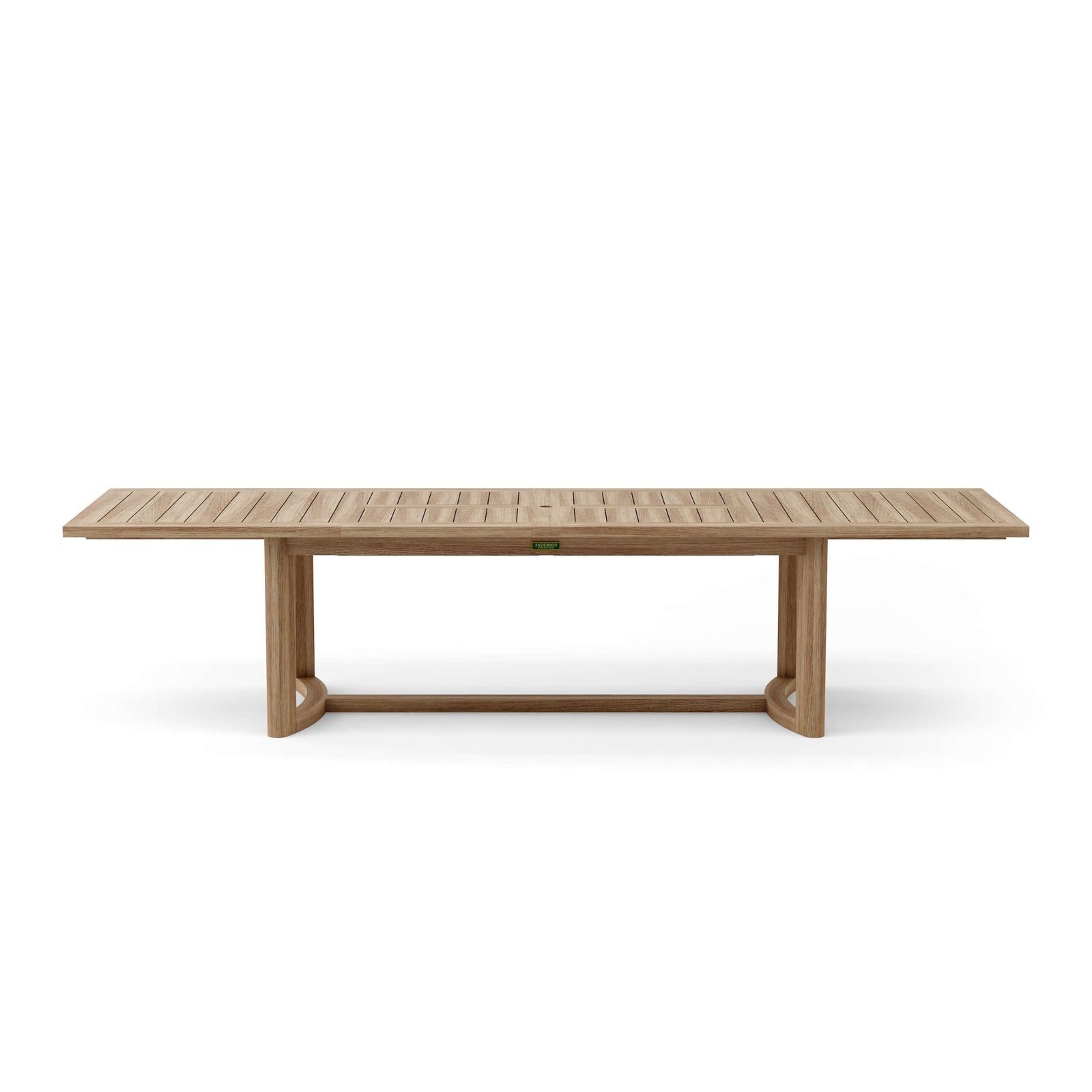 Anderson Teak Junus Dining Extension Table - teak extension table in standard configuration
