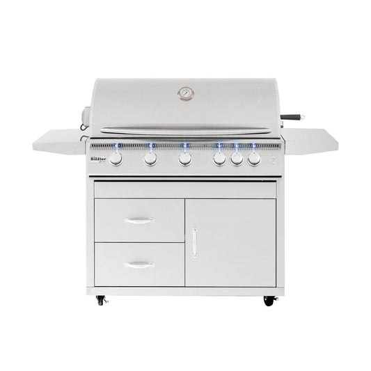Summerset Sizzler Pro 40 Inch Freestanding Grill CART-SIZ40-DC - BetterPatio.com