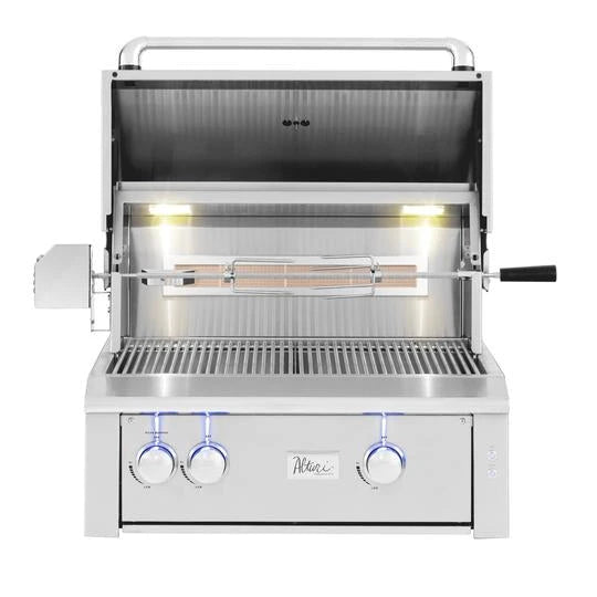 Summerset Alturi 30 inch Built-in Liquid Propane Grill with Stainless Steel 304 Stainless Steel Main Burners & Rotisserie Back Burner ALT30-LP - BetterPatio.com