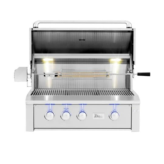 Summerset Alturi 36 inch Built-in Liquid Propane Grill with Stainless Steel 304 Stainless Steel Main Burners & Rotisserie Back Burner ALT36-LP - BetterPatio.com