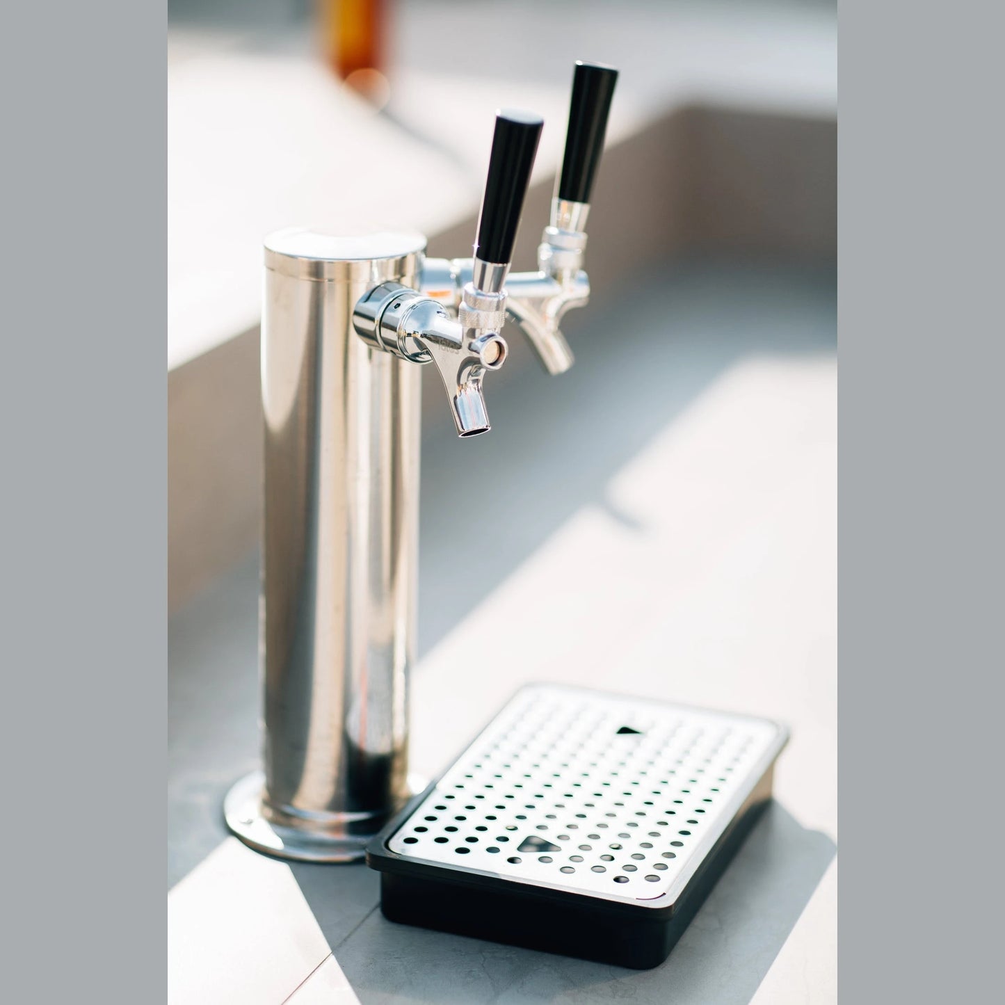 Summerset 15x15 inch Stainless Steel Drop In Sink and Hot and Cold Faucet SSNK-15D - BetterPatio.com