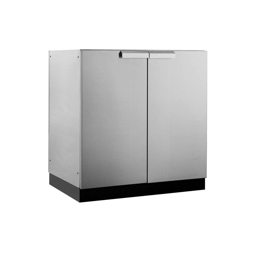 NewAge Outdoor Kitchen 2-Door Cabinet in Stainless Steel 65000 - BetterPatio.com