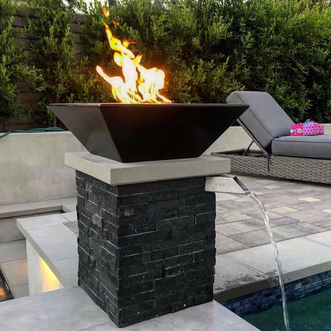 The Outdoor Plus 30" Maya GFRC Fire Bowl