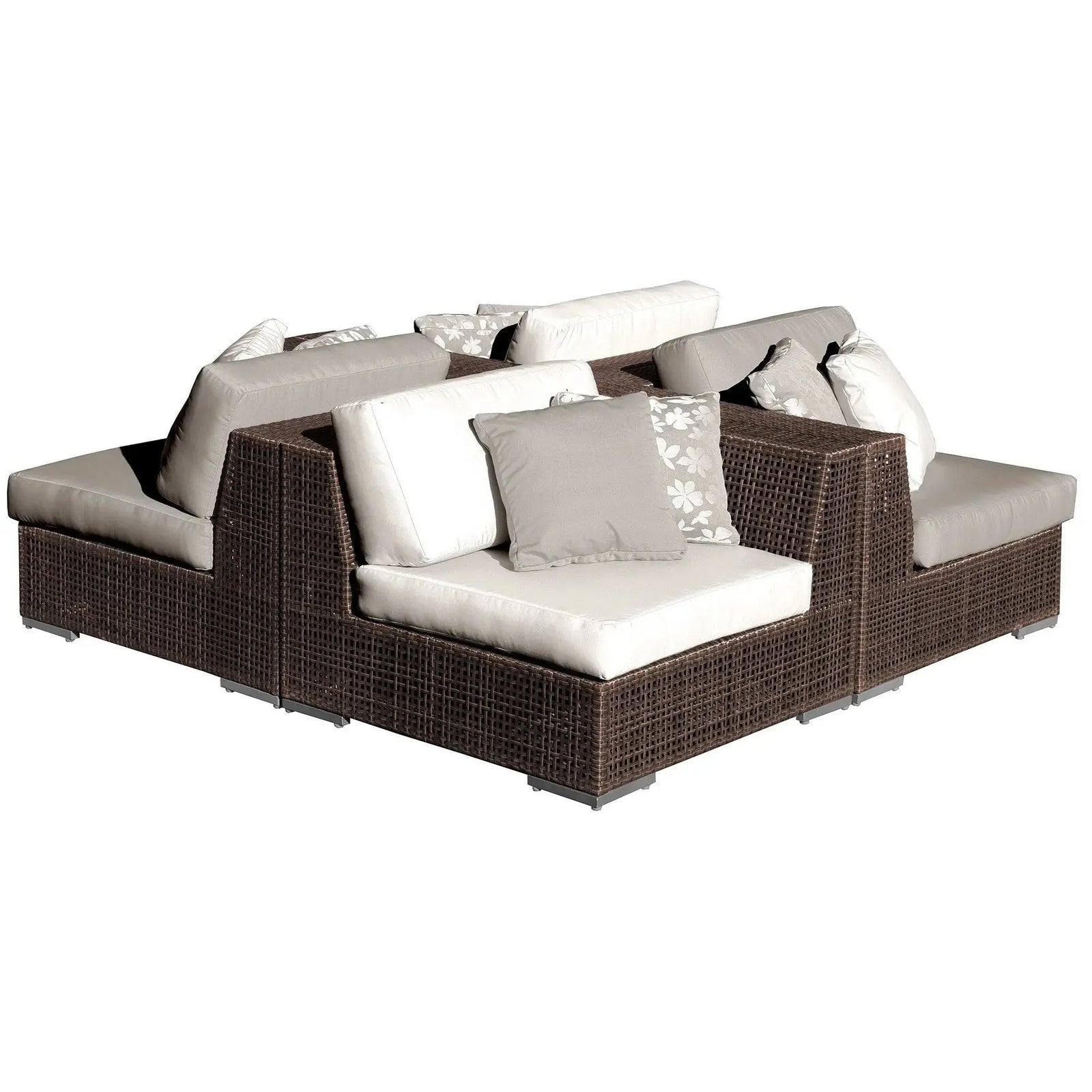 Soho 4-Piece Modular Seating Set | Hospitality Rattan Patio