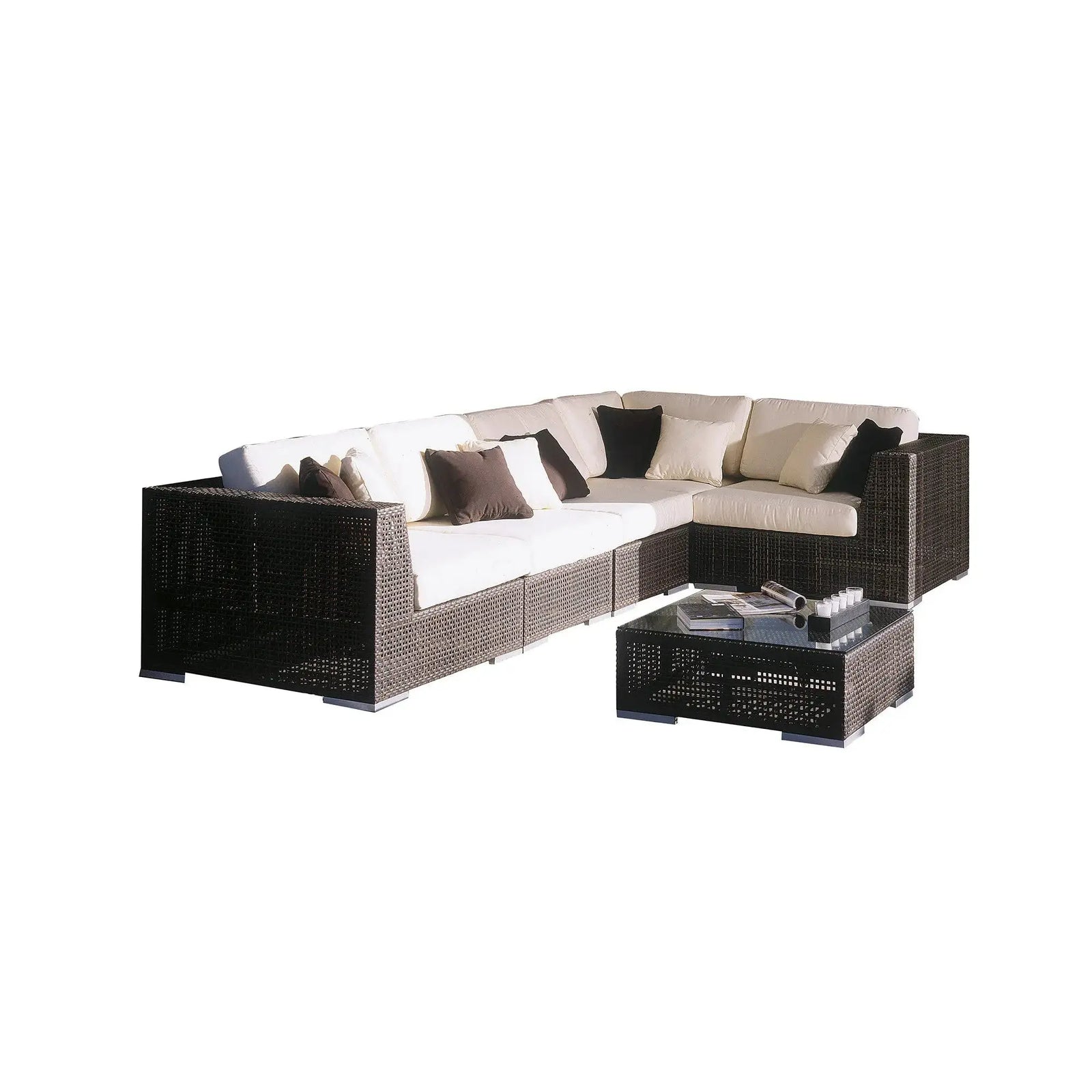Soho 6-Piece Modular Sectional Set | Hospitality Rattan Patio