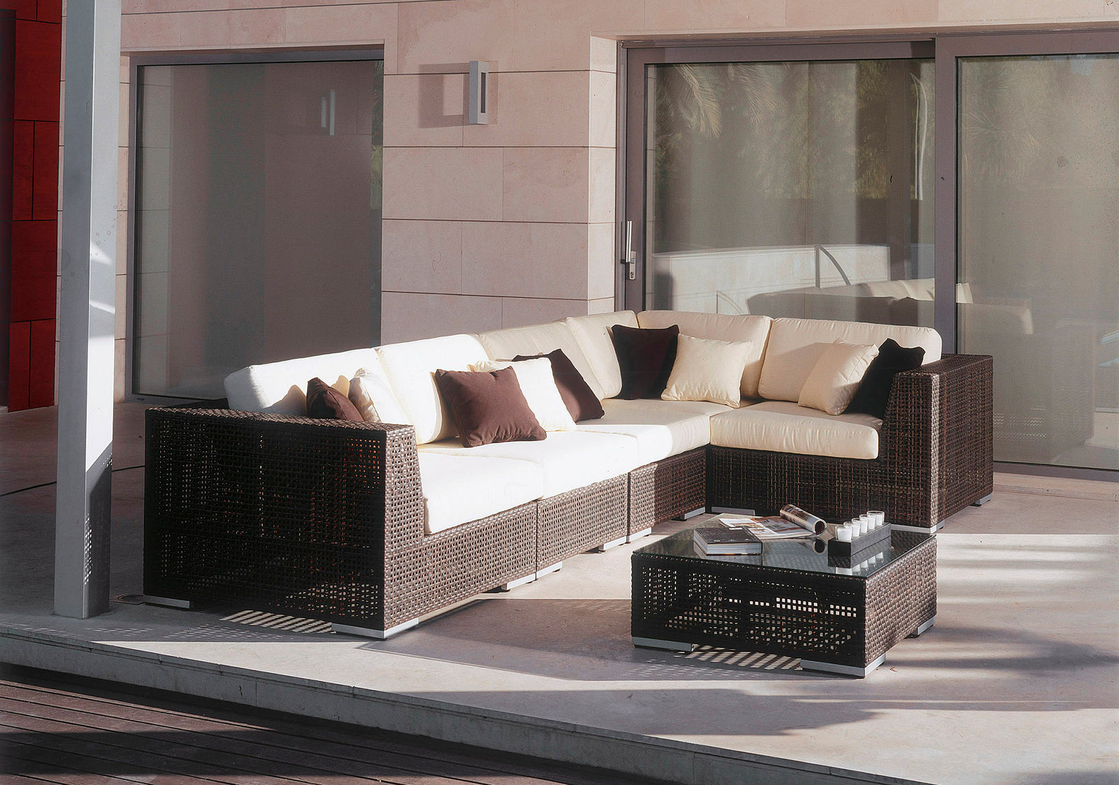 Soho 6-Piece Modular Sectional Set | Hospitality Rattan Patio