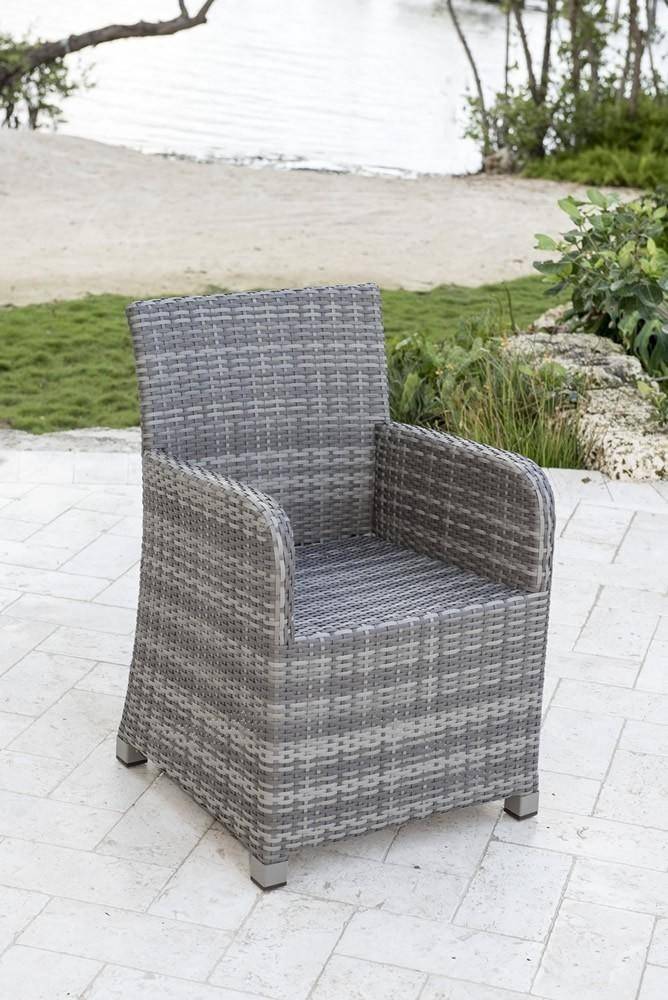 Panama Jack Bridgehampton Woven Armchair PJO-1701-GRY-AC - BetterPatio.com