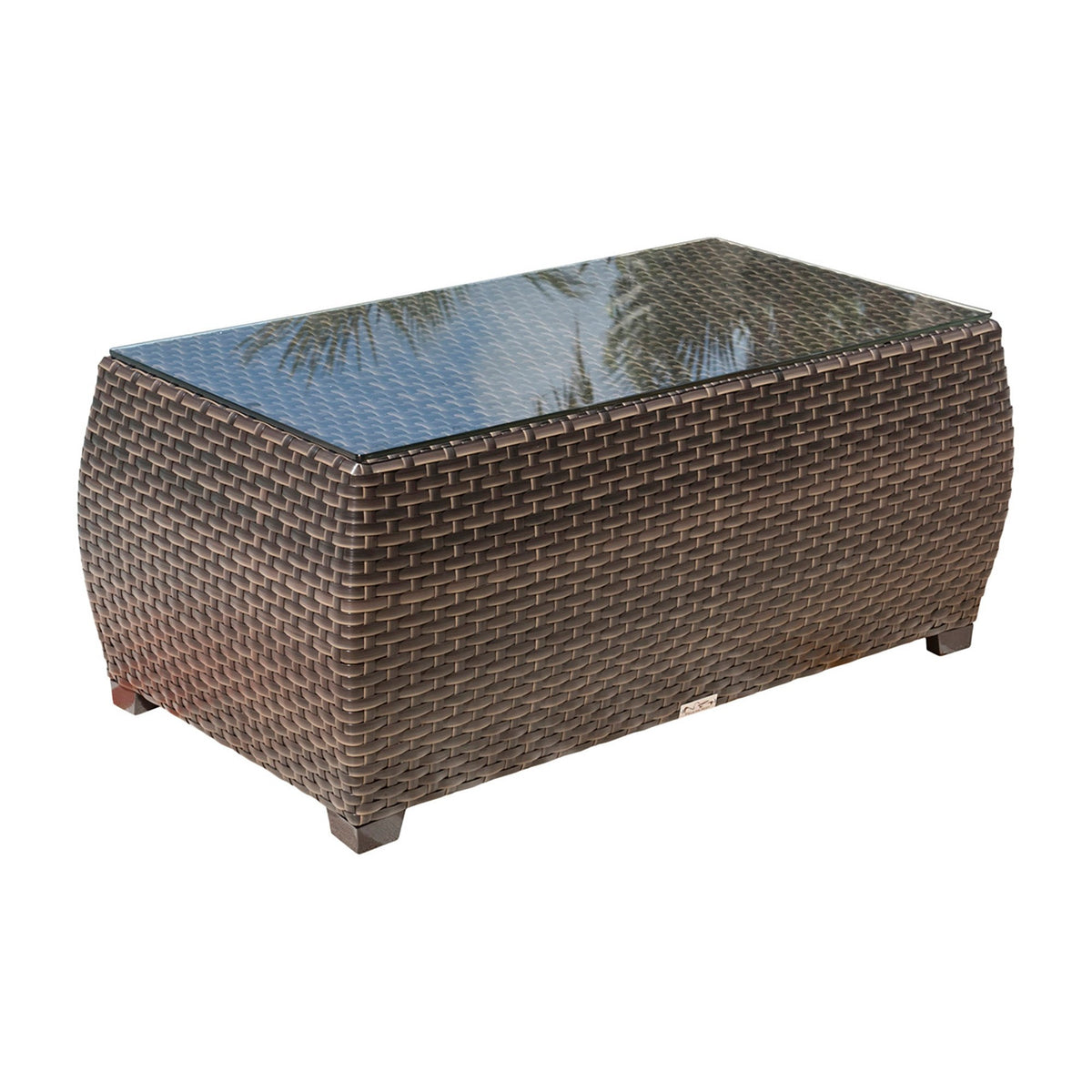 Fiji Coffee Table with Glass 901-1347-ATQ-CT-GL - BetterPatio.com