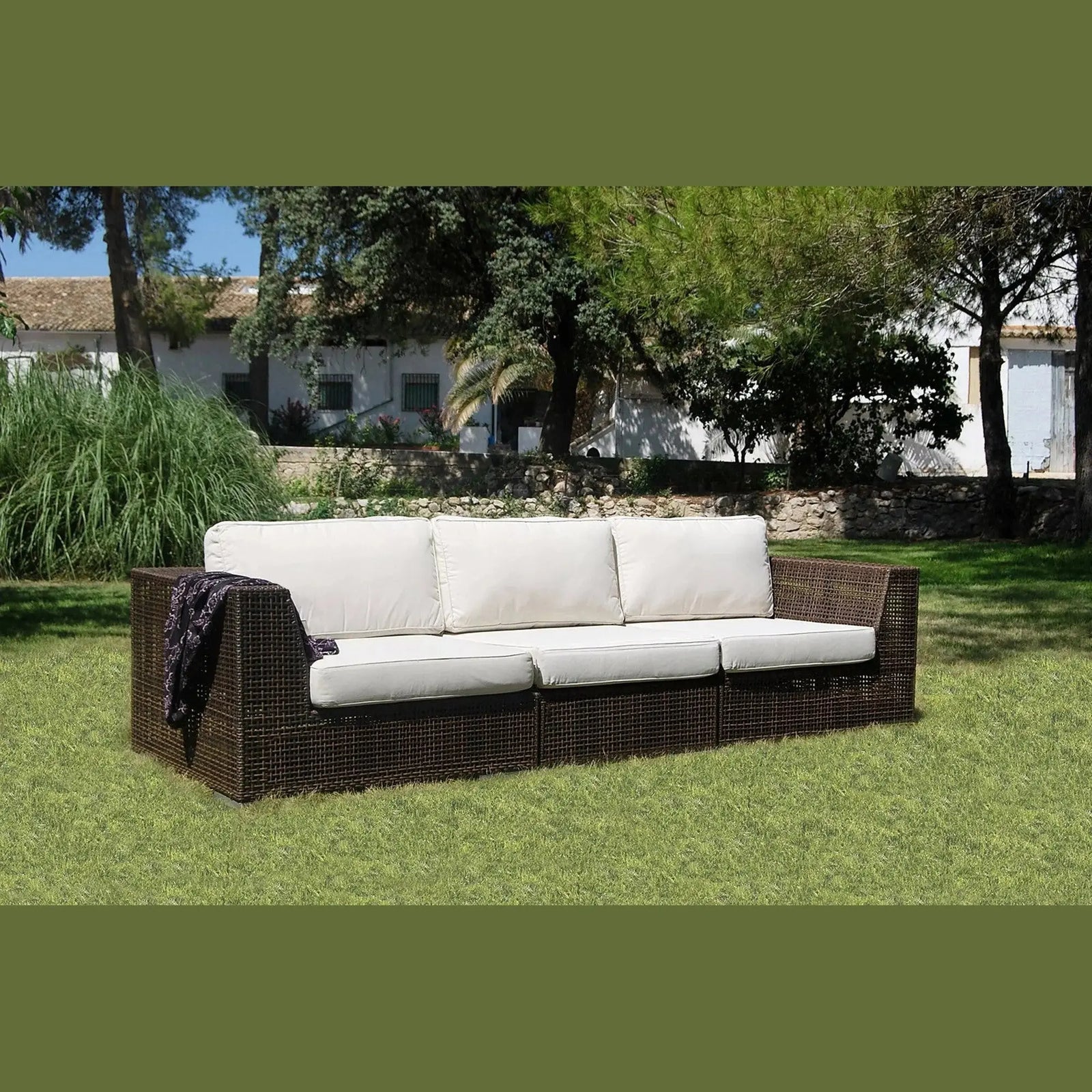 Soho 3-Piece Modular Sofa | Hospitality Rattan Patio