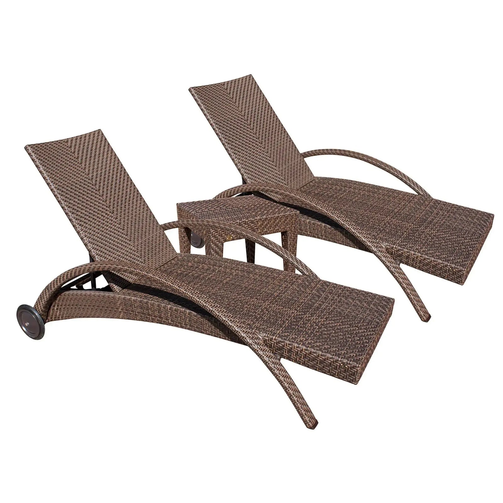 Soho Patio 3-Piece Chaise Lounge set | Hospitality Rattan Patio