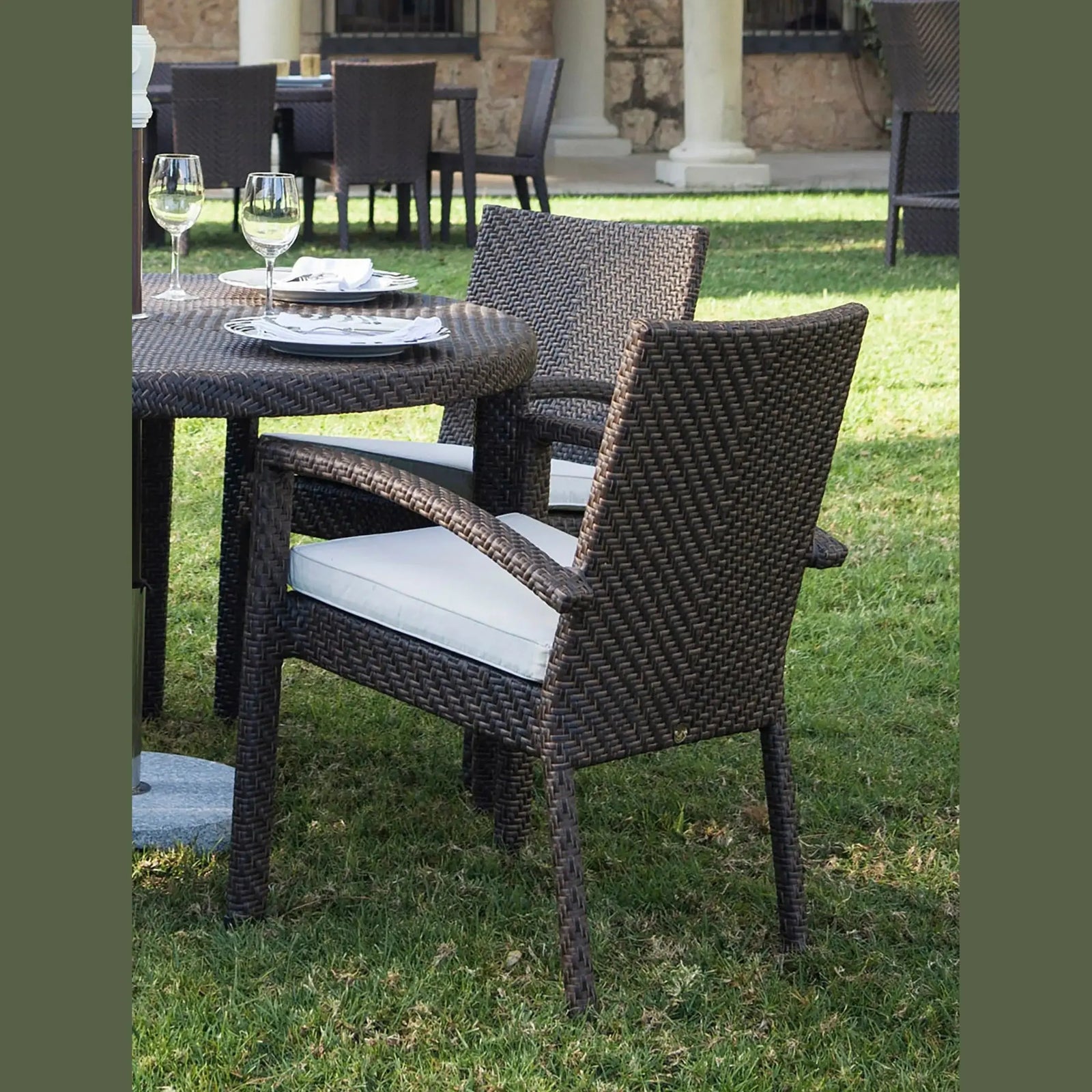 Soho Stackable Armchair with Cushion | Hospitality Rattan Patio