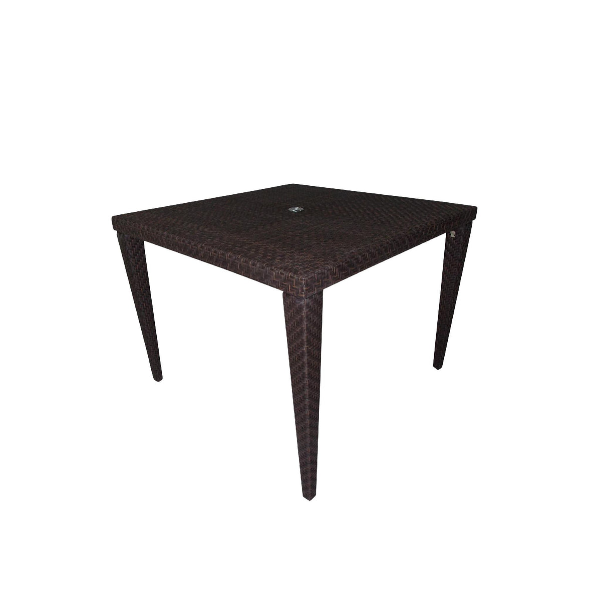 Hospitality Rattan Soho 40" Woven Dining Table 903-3309-JBP - BetterPatio.com