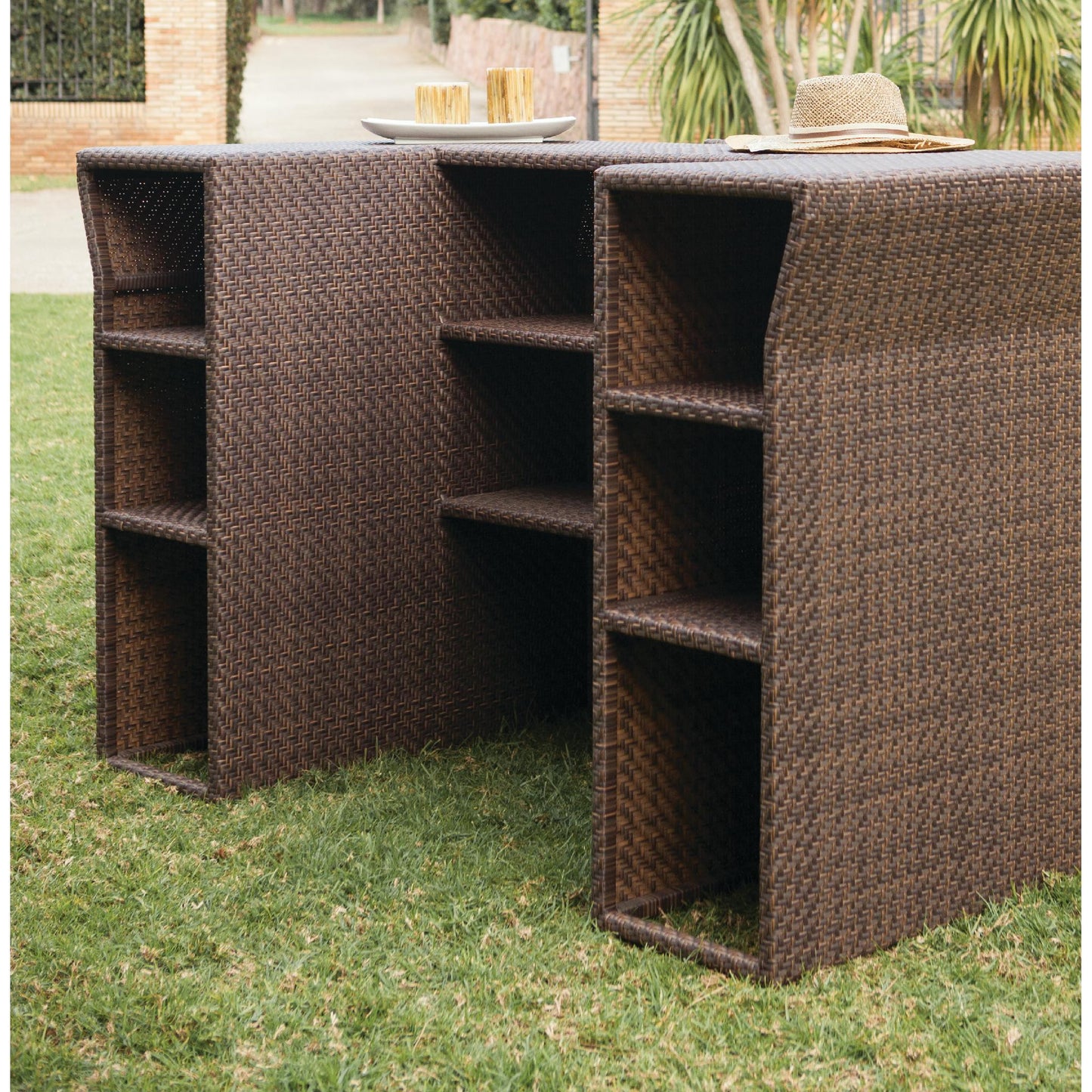 Hospitality Rattan Soho Bar 903-6141-JBP - BetterPatio.com