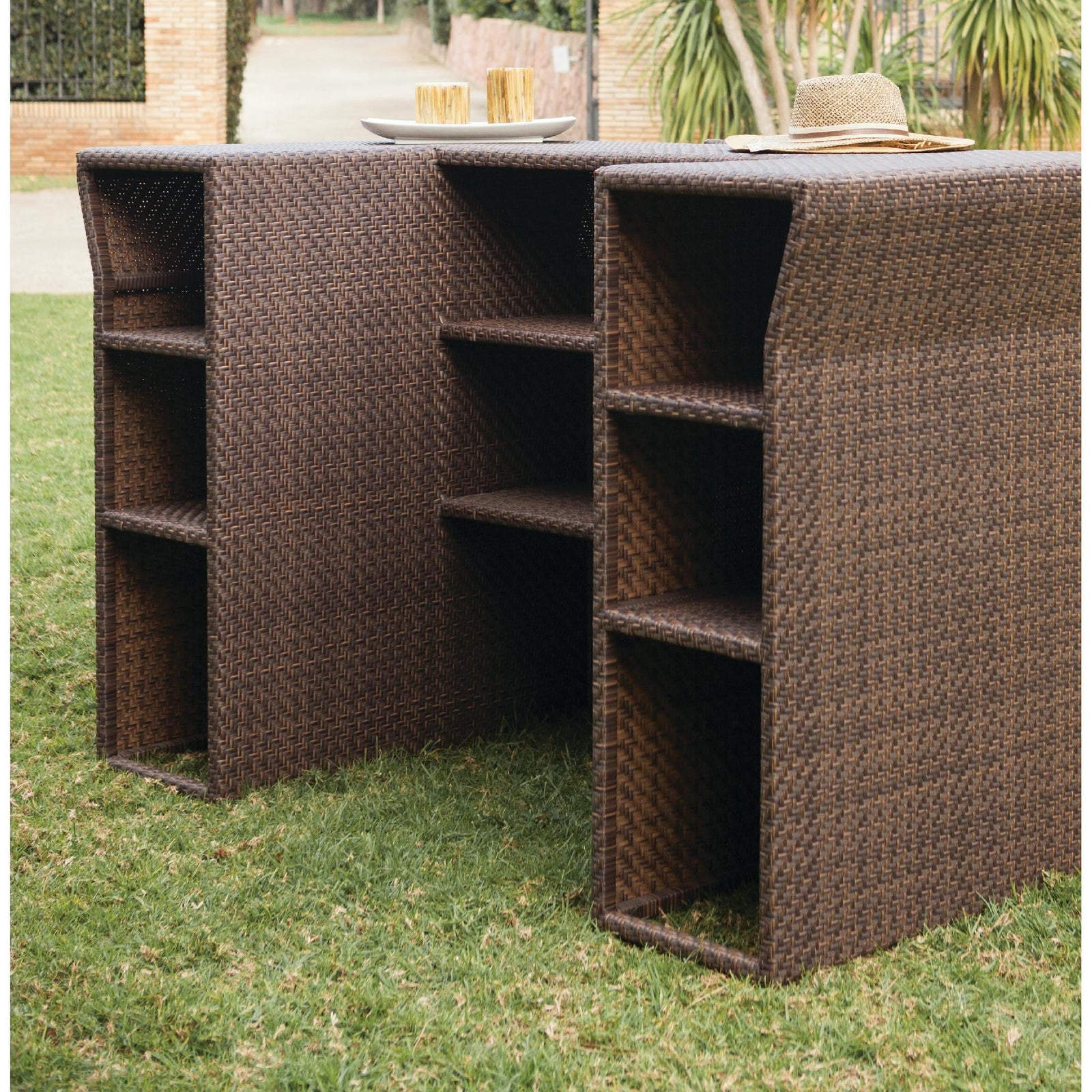 Hospitality Rattan Soho Bar 903-6141-JBP - BetterPatio.com