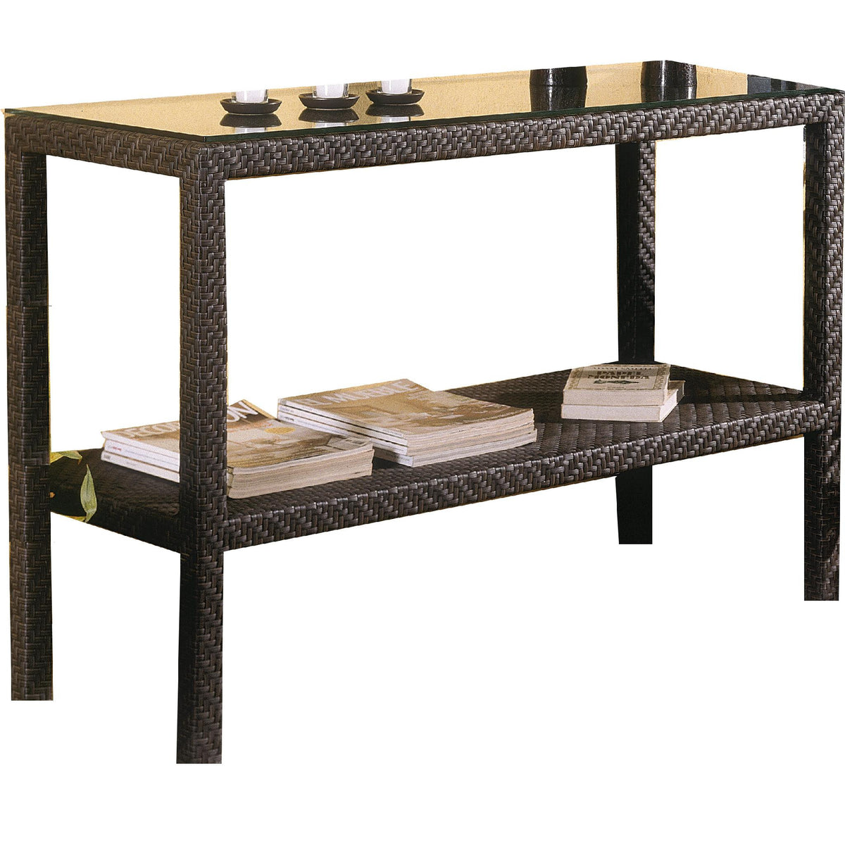 Hospitality Rattan Soho Console 903-9226-JBP - BetterPatio.com