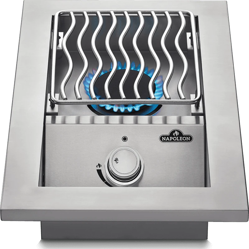 Napoleon BUILT-IN 500 SERIES SINGLE RANGE TOP BURNER with Stainless Steel Cover Napoleon