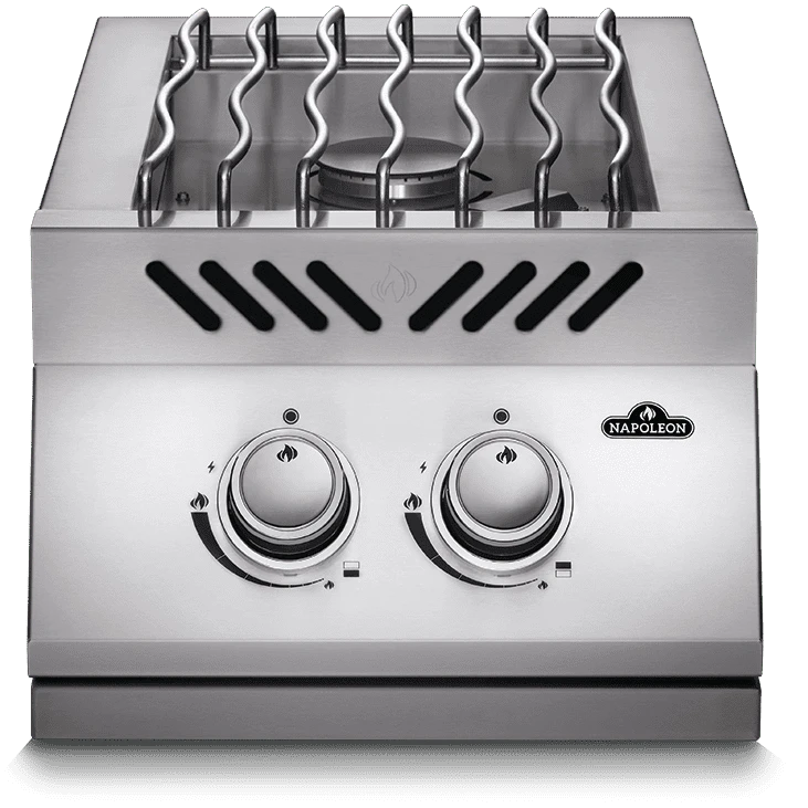 Napoleon BUILT-IN 500 SERIES INLINE DUAL RANGE TOP BURNER with Stainless Steel Cover Napoleon