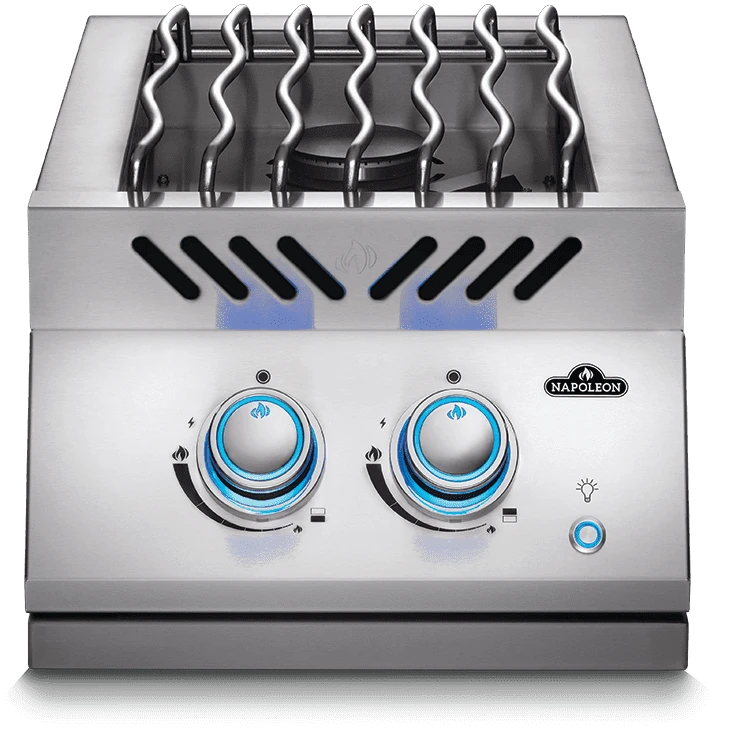 Napoleon BUILT-IN 700 SERIES INLINE DUAL RANGE TOP BURNER with Stainless Steel Cover Napoleon