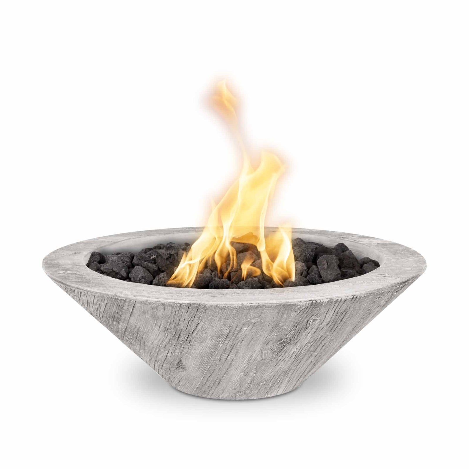 The Outdoor Plus 24" Cazo Wood Grain Fire Bowl