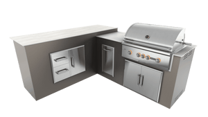 Nordic Gray, Double Access Doors - Left, 36" Coyote S Series Grill - Liquid Propane, 36" Coyote S Series Grill - Natural Gas