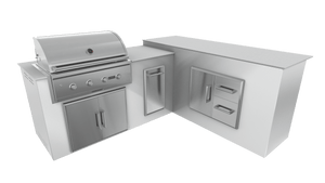 Pure White, Double Access Doors - Right, 36" Coyote C Series Grill - Liquid Propane, 36" Coyote C Series Grill - Natural Gas