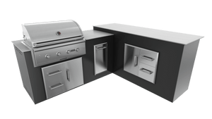 Pitch Black, Drawer Door Storage - Right, 36" Coyote C Series Grill - Liquid Propane, 36" Coyote C Series Grill - Natural Gas