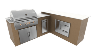 Rubbed Bronze, Double Access Doors - Right, 36" Coyote S Series Grill - Liquid Propane, 36" Coyote S Series Grill - Natural Gas