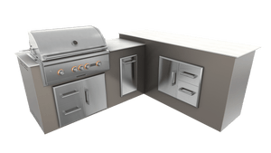 Nordic Gray, Drawer Door Storage - Right, 36" Coyote S Series Grill - Liquid Propane, 36" Coyote S Series Grill - Natural Gas