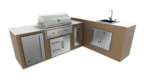Rubbed Bronze, Drawer Door Storage - Right, 36" Coyote S Series Grill - Liquid Propane, 36" Coyote S Series Grill - Natural Gas