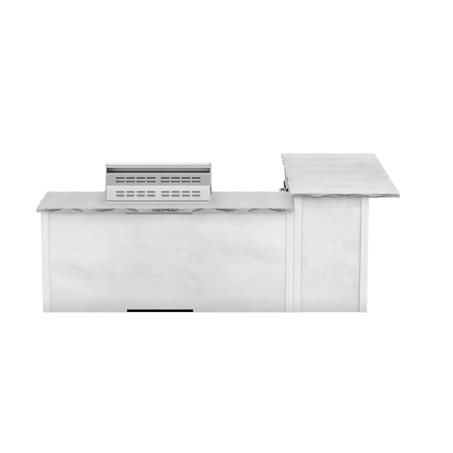 Modern Concrete White, Left