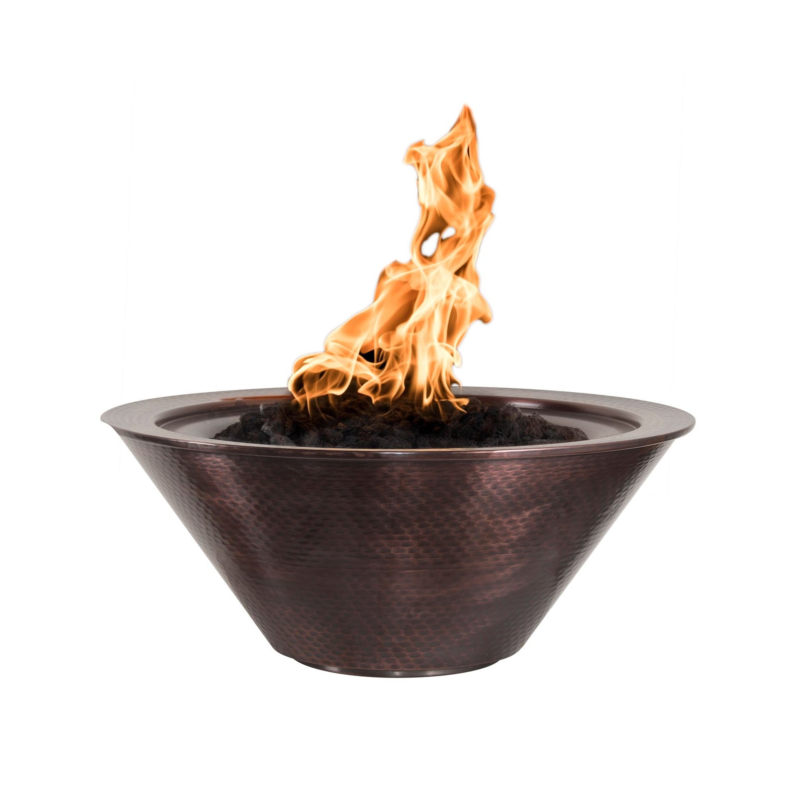 The Outdoor Plus 24" Cazo Hammered Copper Fire Bowl