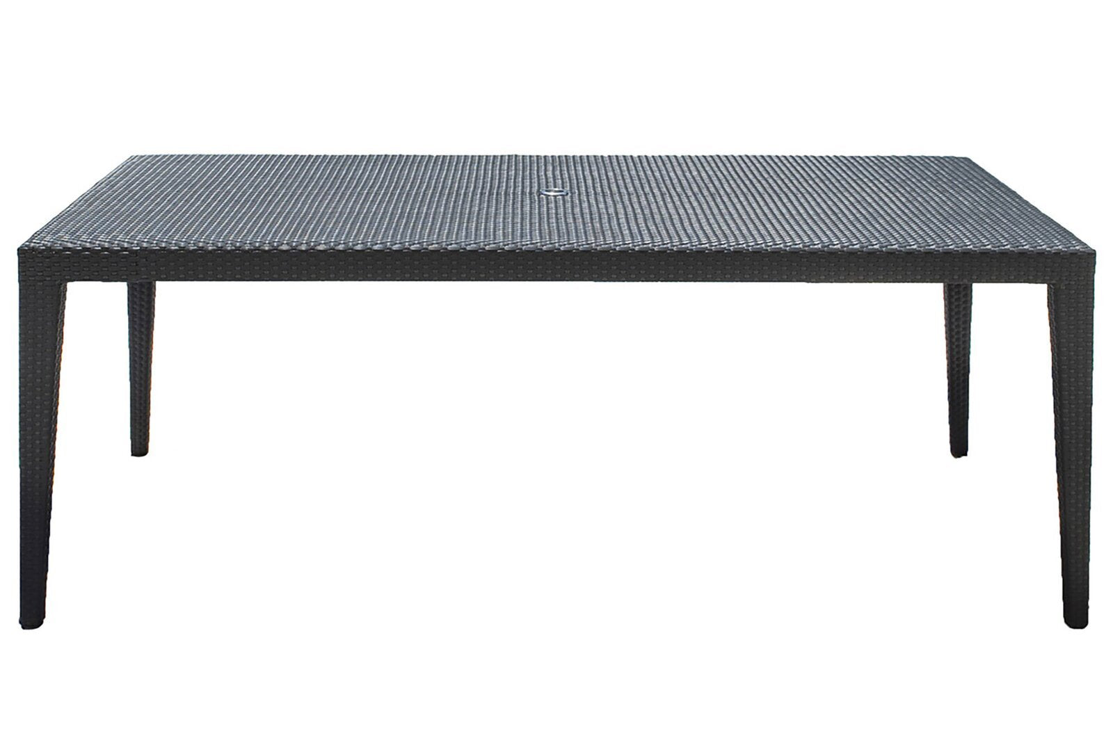 Panama Jack Onyx 7 PC Dining Set w/cushions PJO-1901-BLK-7DA-GLASS - BetterPatio.com