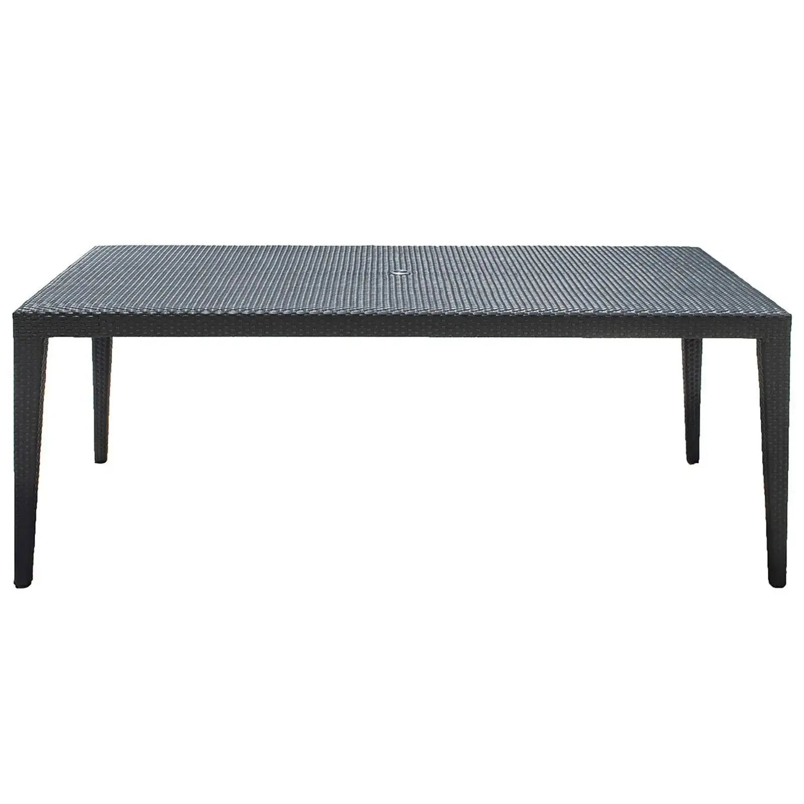 Panama Jack Onyx 7 PC Dining Set w/cushions PJO-1901-BLK-7DA-GLASS - BetterPatio.com