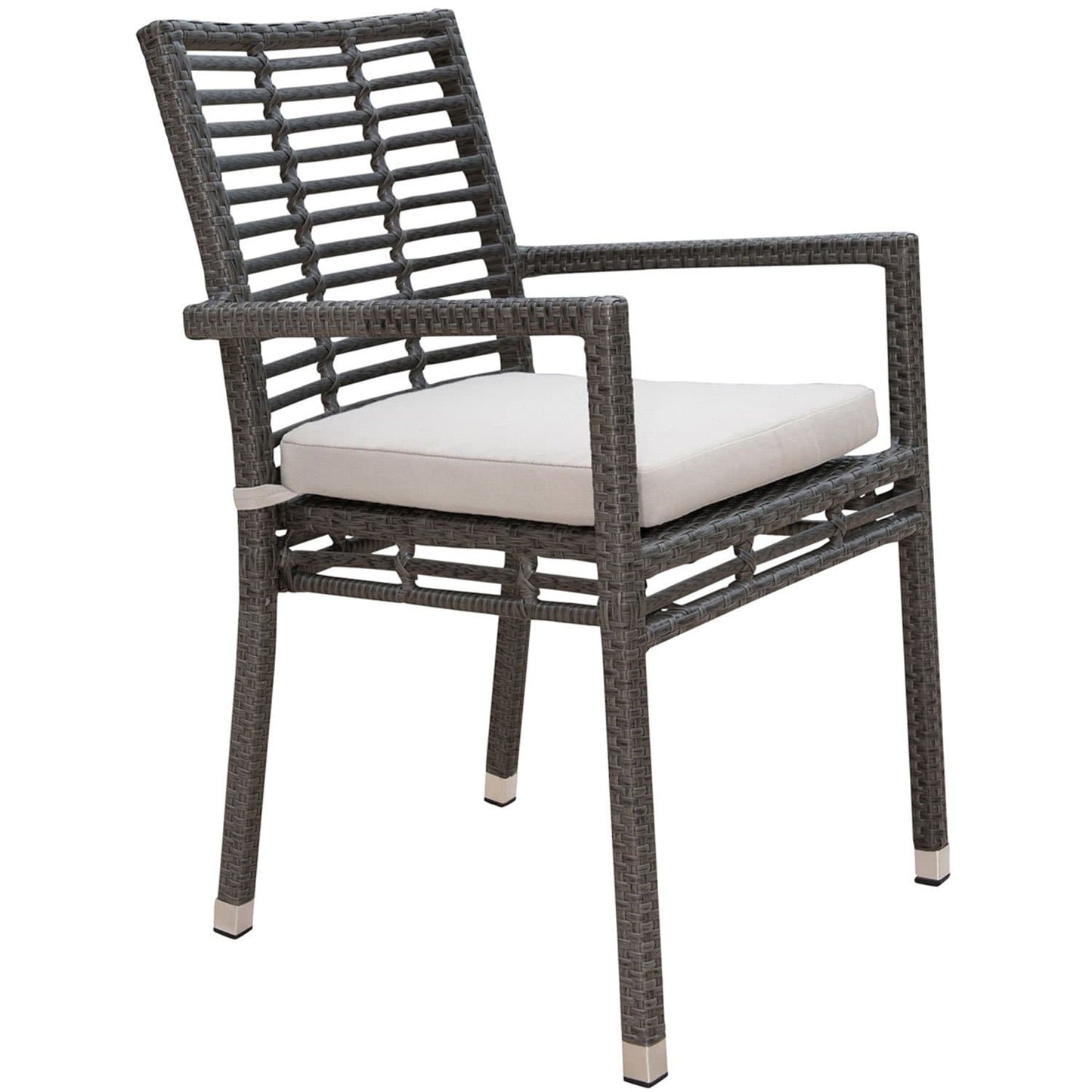 Panama Jack Graphite 5 Piece Dining Set with Arm Chairs - BetterPatio.com