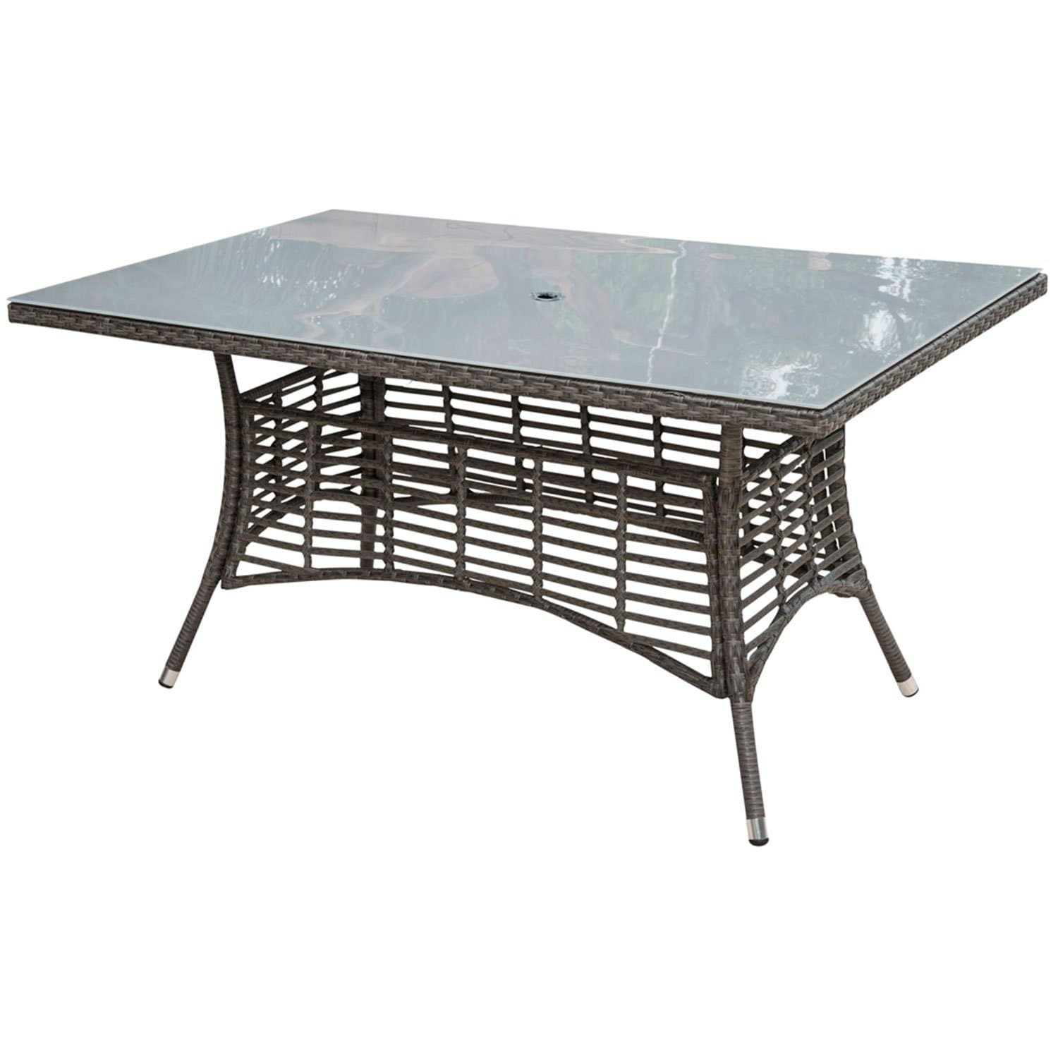 Panama Jack Graphite 7 Piece Dining Set - BetterPatio.com