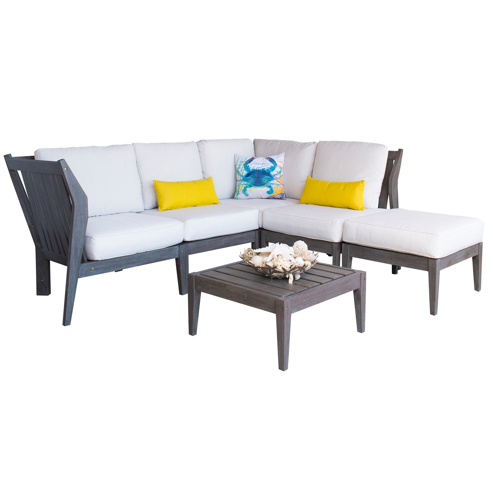 Panama Jack Poolside Modular 6-Piece Sectional - BetterPatio.com