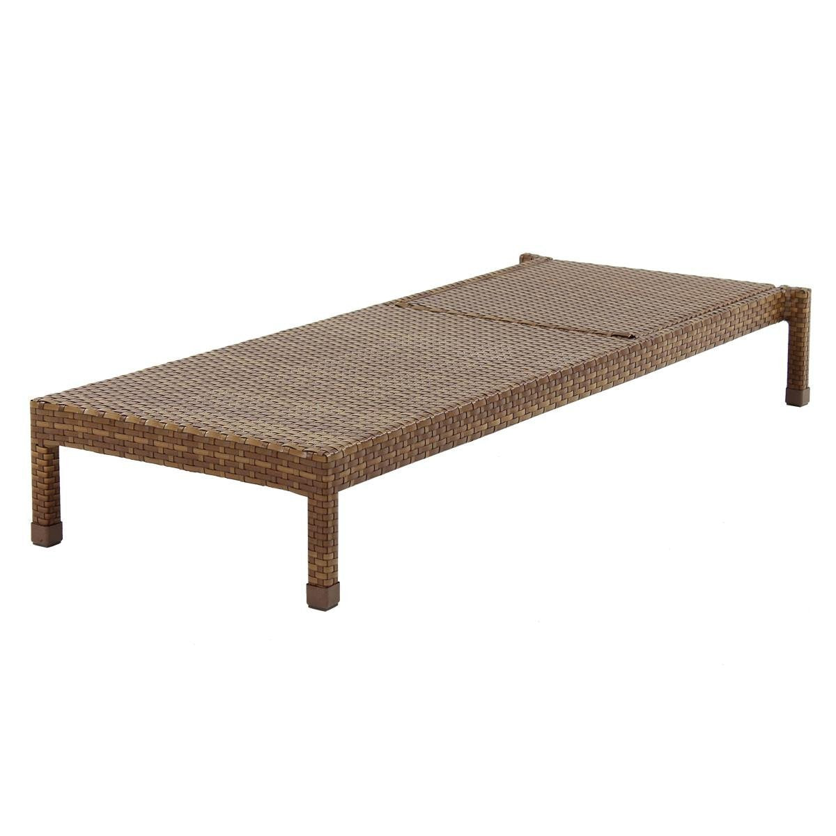Panama Jack St Barths Wicker Chaise Lounge PJO-3001-BRN-CL - BetterPatio.com