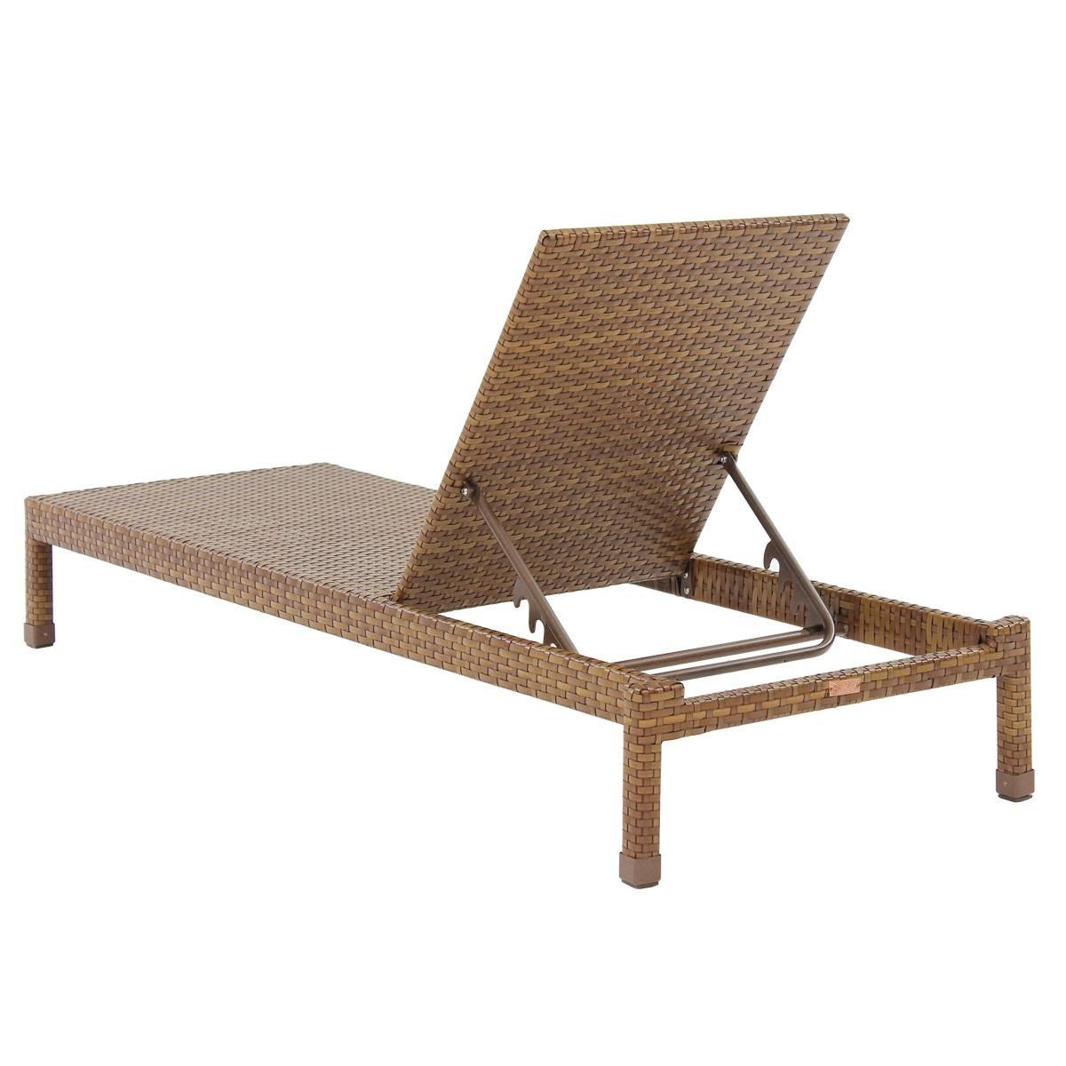 Panama Jack St Barths Wicker Chaise Lounge PJO-3001-BRN-CL - BetterPatio.com