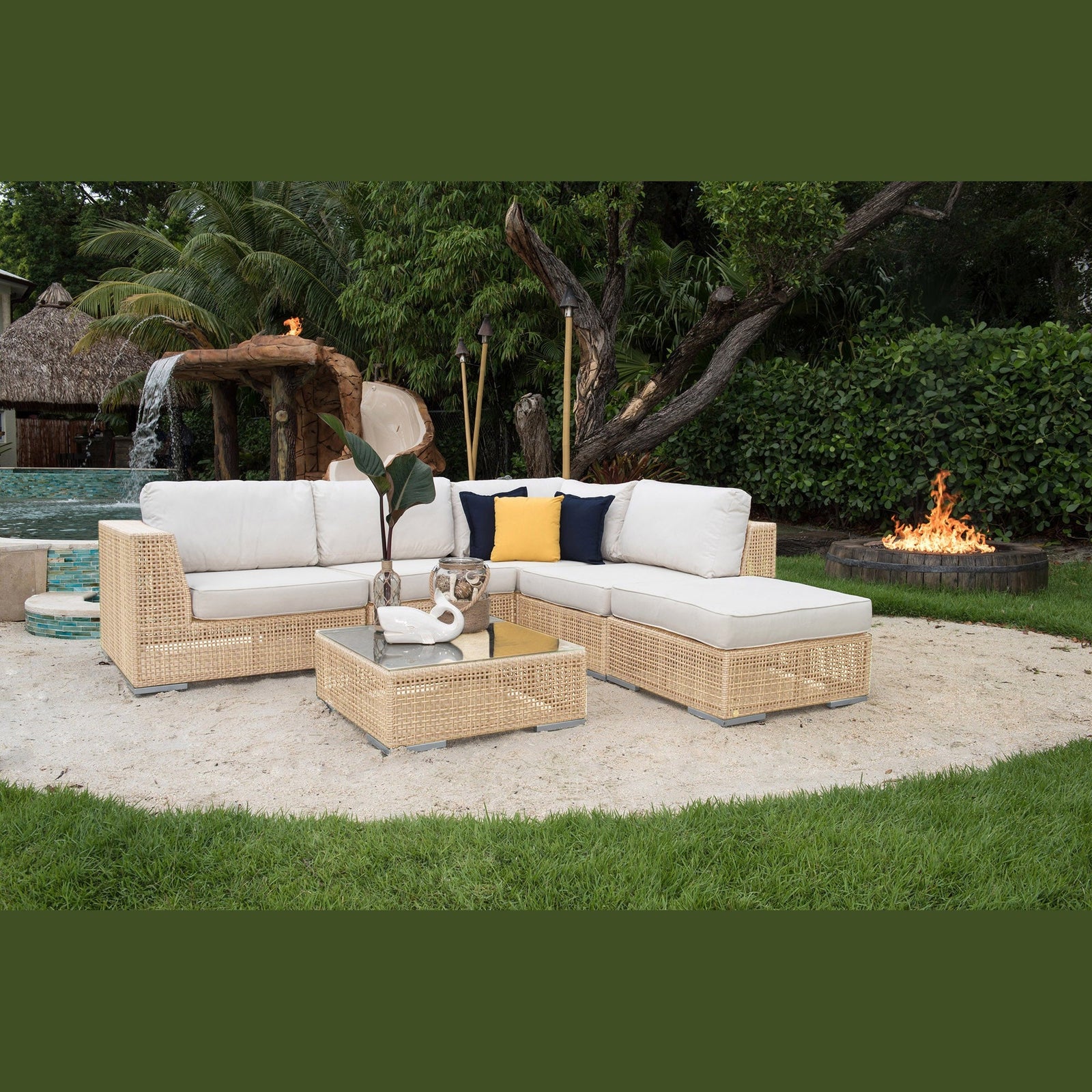 Panama Jack Austin 6-Piece Sectional Set - BetterPatio.com