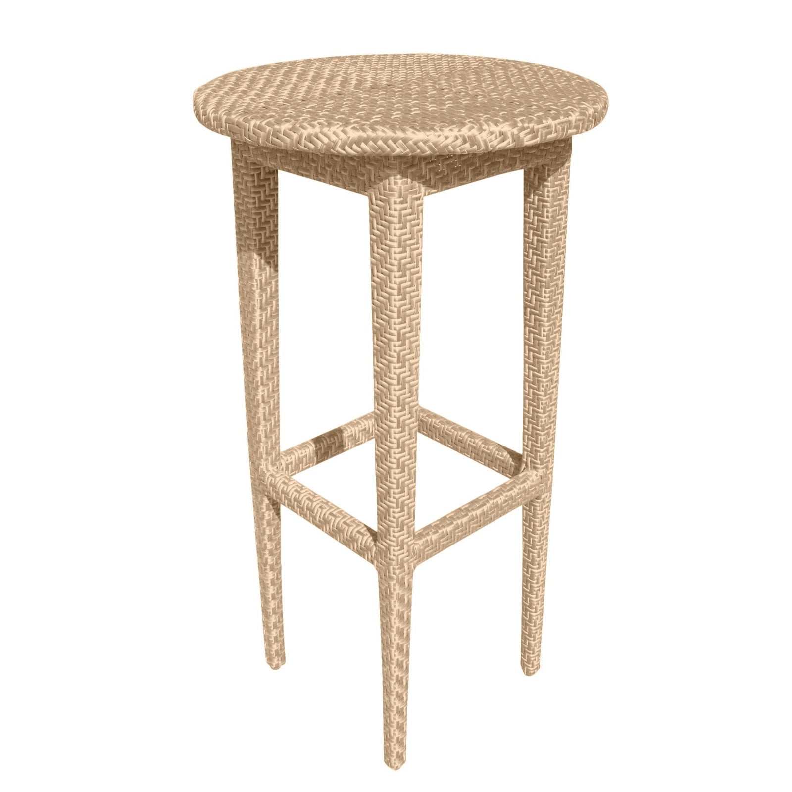 Panama Jack Austin 3-Piece Round Pub Table Set with Cushions - BetterPatio.com