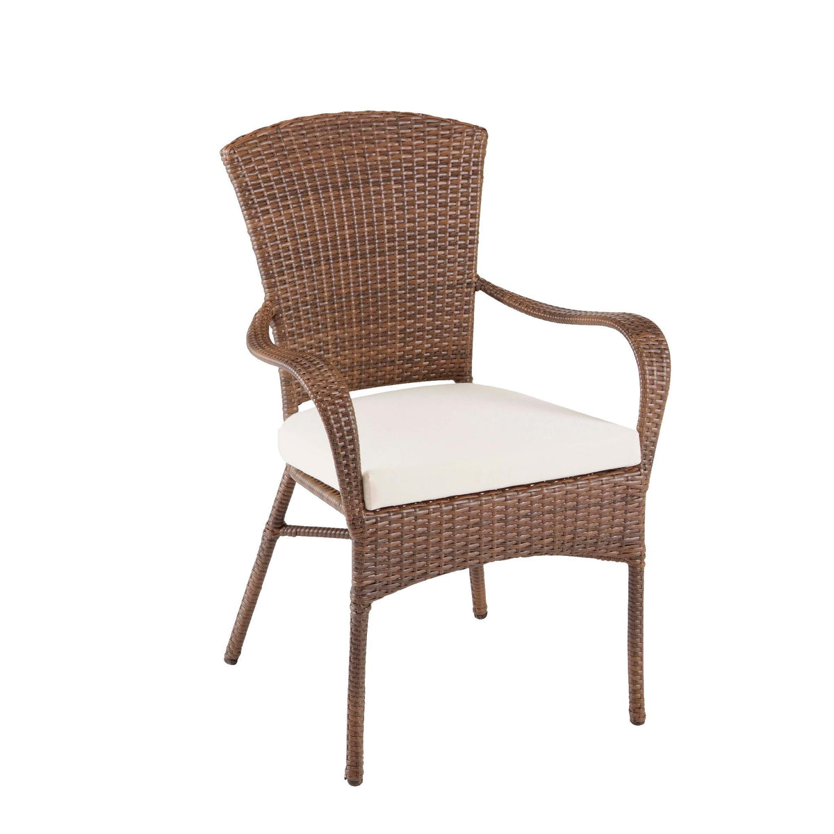 Panama Jack Key Biscayne Stackable Woven Armchair PJO-7001-ATQ-AC - BetterPatio.com