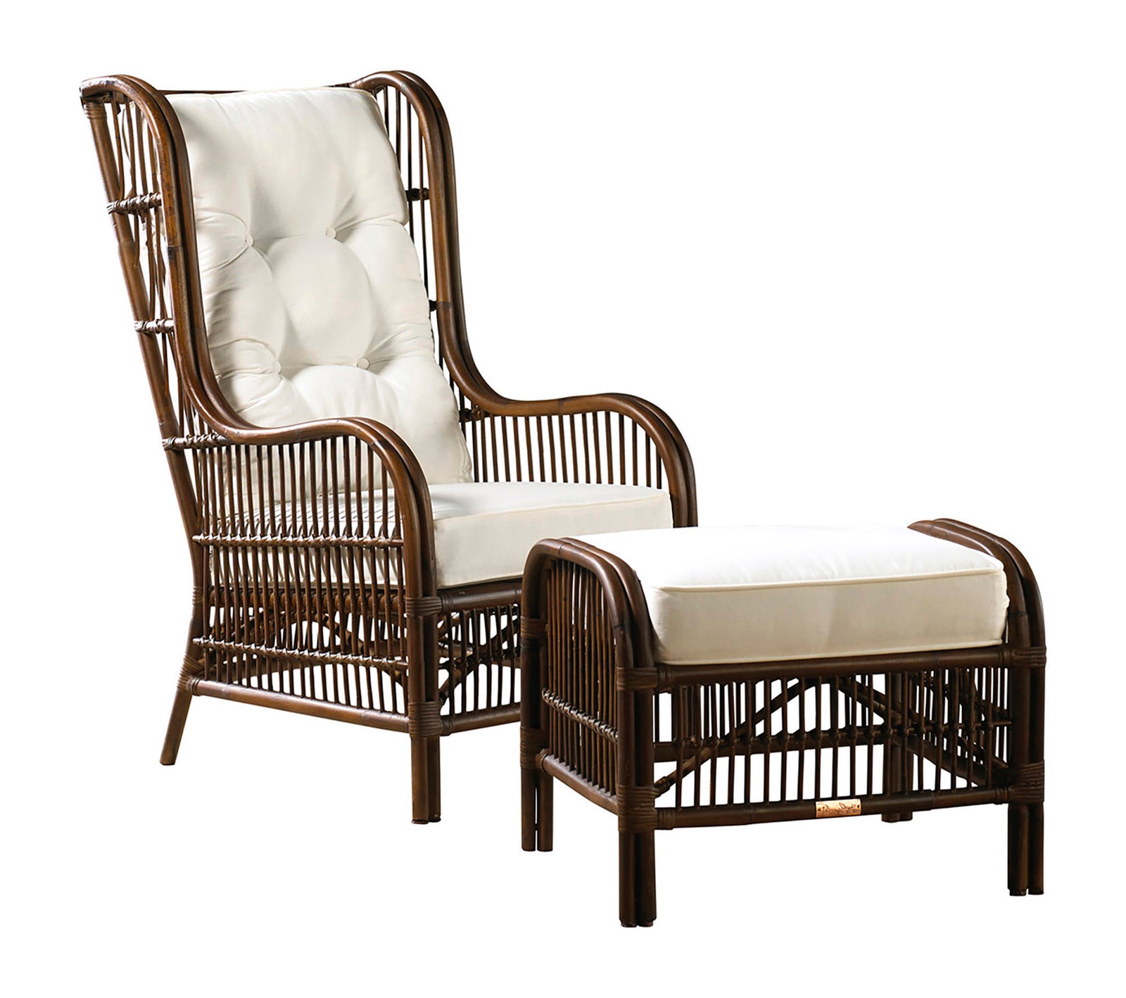 Panama Jack Sunroom Bora Bora 2 PC Occasional Chair with Cushions PJS-2001-ATQ-2CO - BetterPatio.com