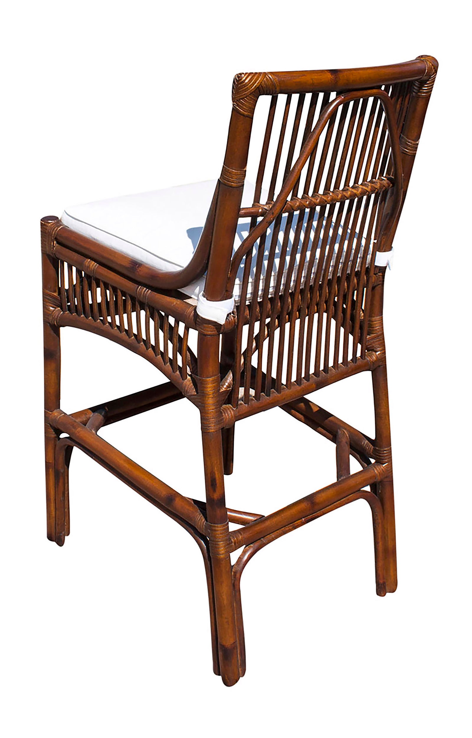 Panama Jack Sunroom Bora Bora Barstool with Cushion PJS-2001-ATQ-BS - BetterPatio.com